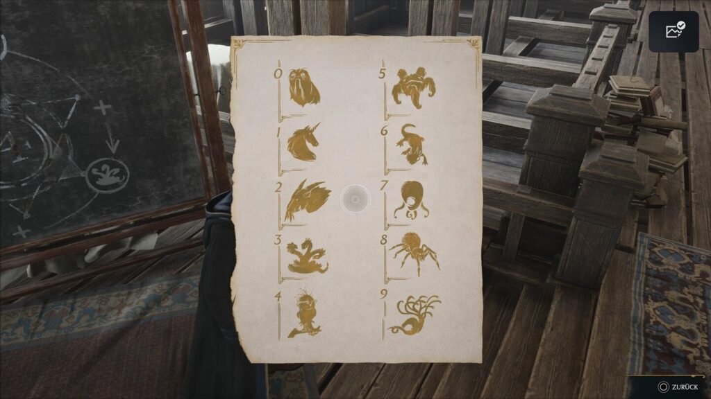 hogwarts legacy tür rätsel